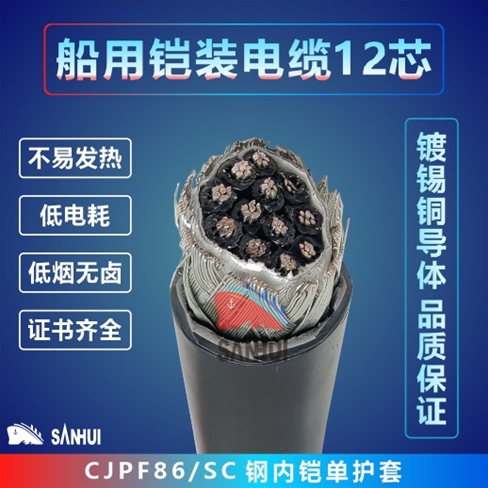 船用鎧裝電纜12芯